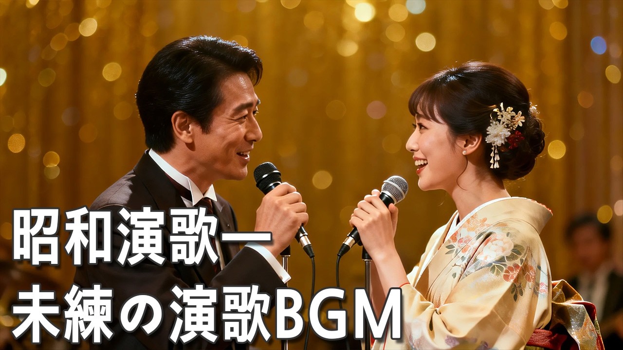 【昭和演歌BGM】恋慕と郷愁の33分｜泣ける懐メロ風・作業用/夜の一人時間