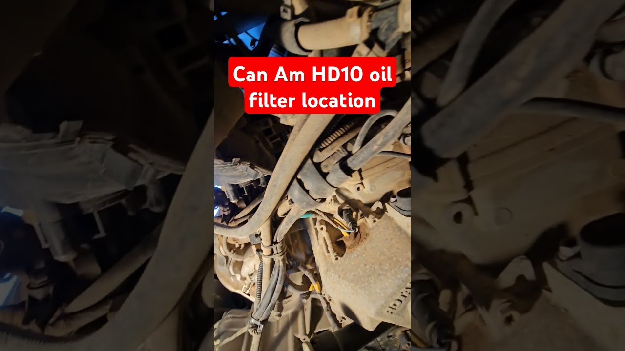 Расположение масляного фильтра Can Am HD10 Defender #canam #canamdefender #brp #smallenginerepair...