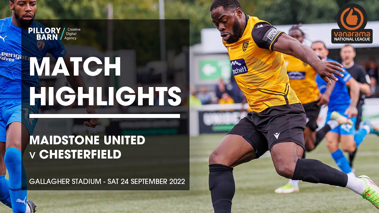 Maidstone United Vs Chesterfield (24/09/22)
