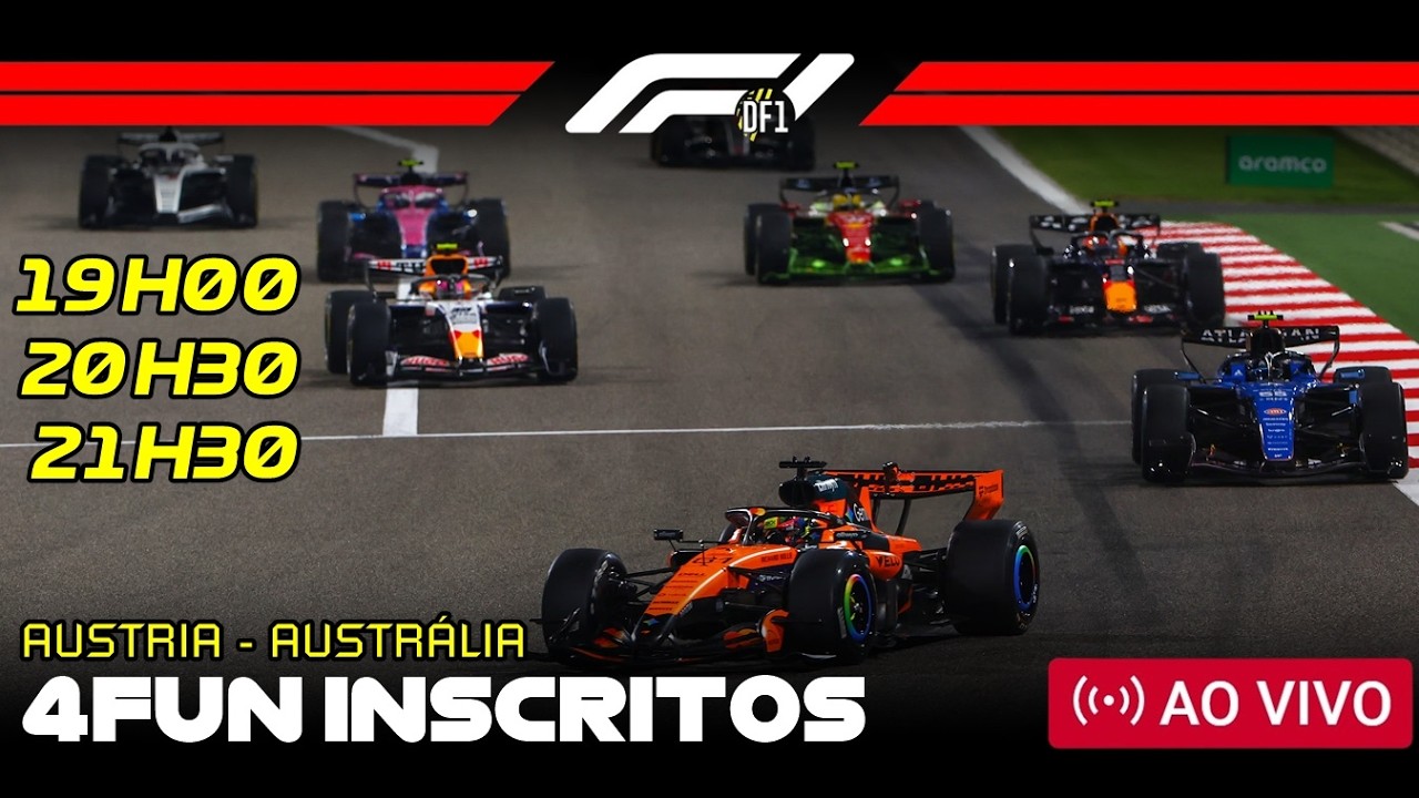 F1 2026 AO VIVO 4FUN DUPLO CLUBE DE PILOTOS DICAS F1 AUSTRIA E AUSTRALIA
