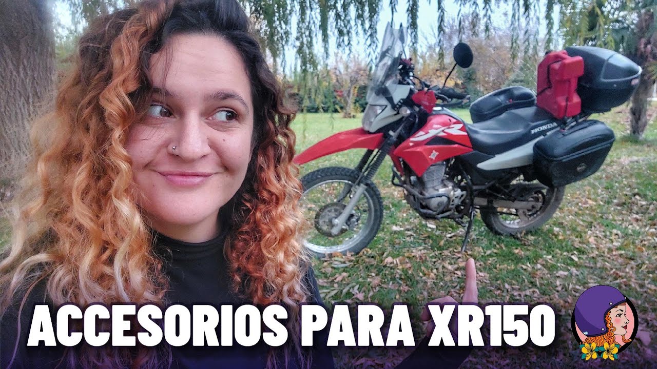 HONDA XR 150 PARA VIAJAR: ACCESORIOS IDEALES - ¡MARCAS Y PRECIOS!