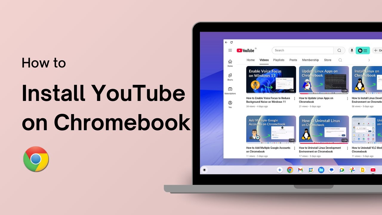How to Install YouTube on Chromebook