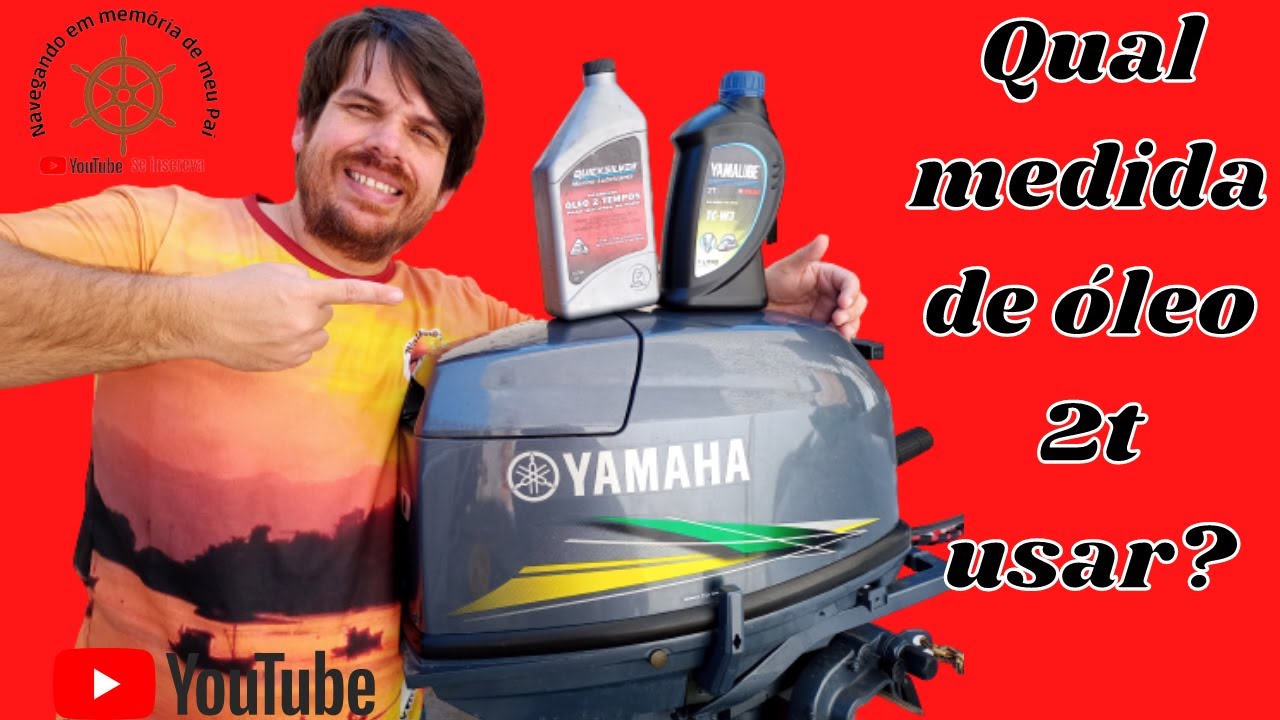 Qual medida de óleo 2 tempos usar?