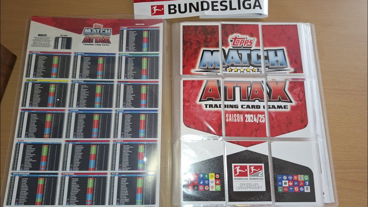 MAPPENUPDATE BUNDESLIGA MATCH ATTAX 24/25