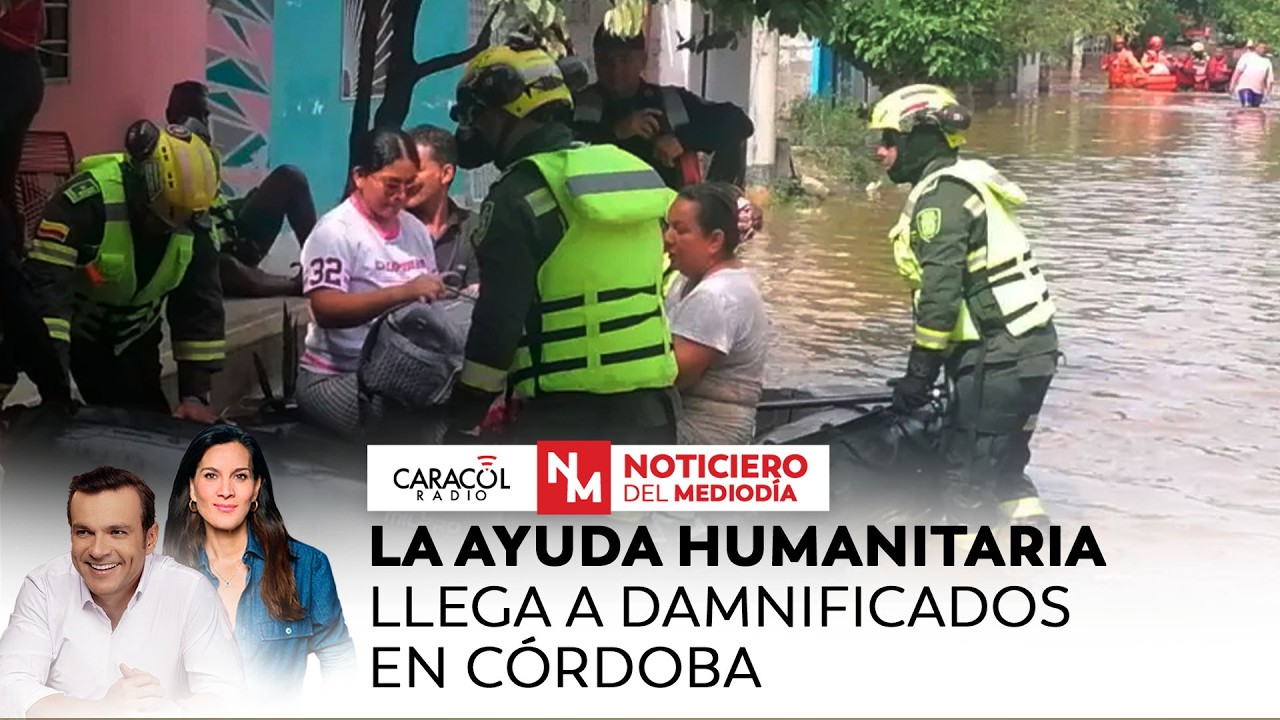 La ayuda humanitaria llega a damnificados en Córdoba | Noticiero del Mediodía