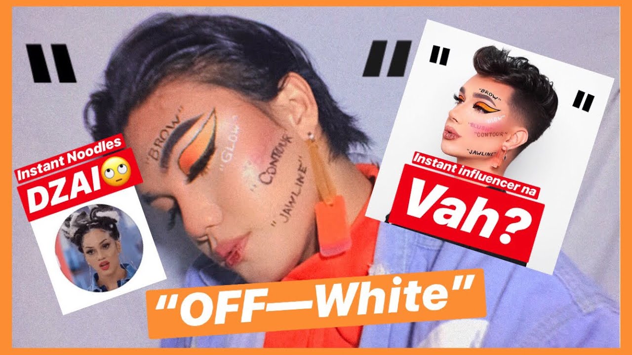 OFF&mdash;White&trade;️🏷 INSPIRED MAKE UP LOOK | ASHLEY STRONG,JAMES CHARLES | INSTANT INFLUENCER |Joshua Amaro