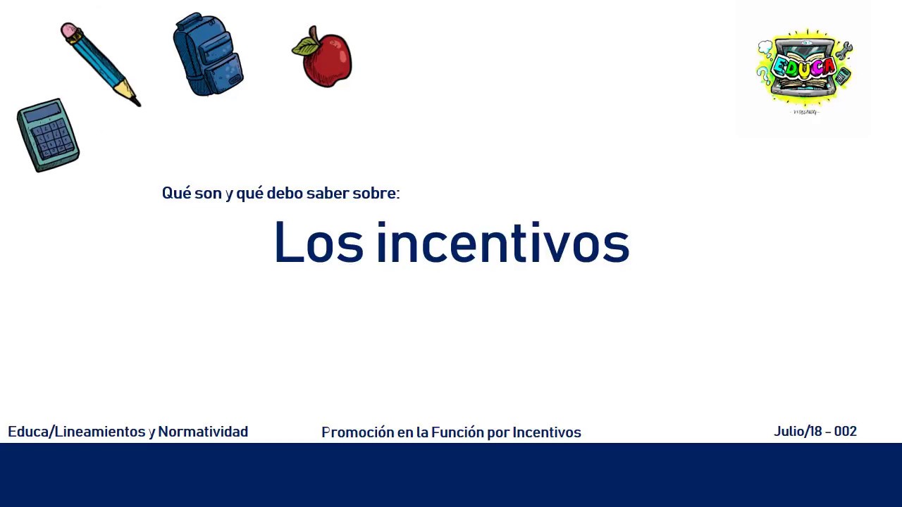 Promoci&oacute;n en la Funci&oacute;n por Incentivos