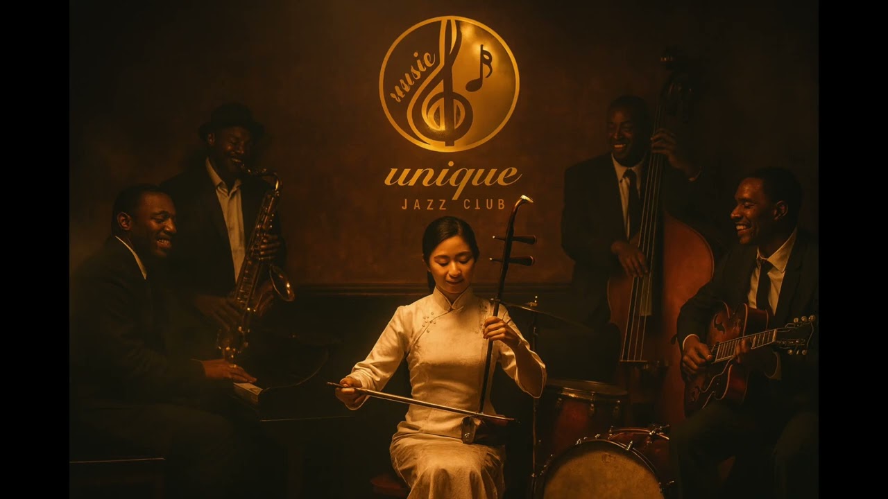 Chinese Lady with an Erhu Walks Into a Harlem Jazz Club — Mind-Blowing Jam & Fusion 🎻🎷🔥