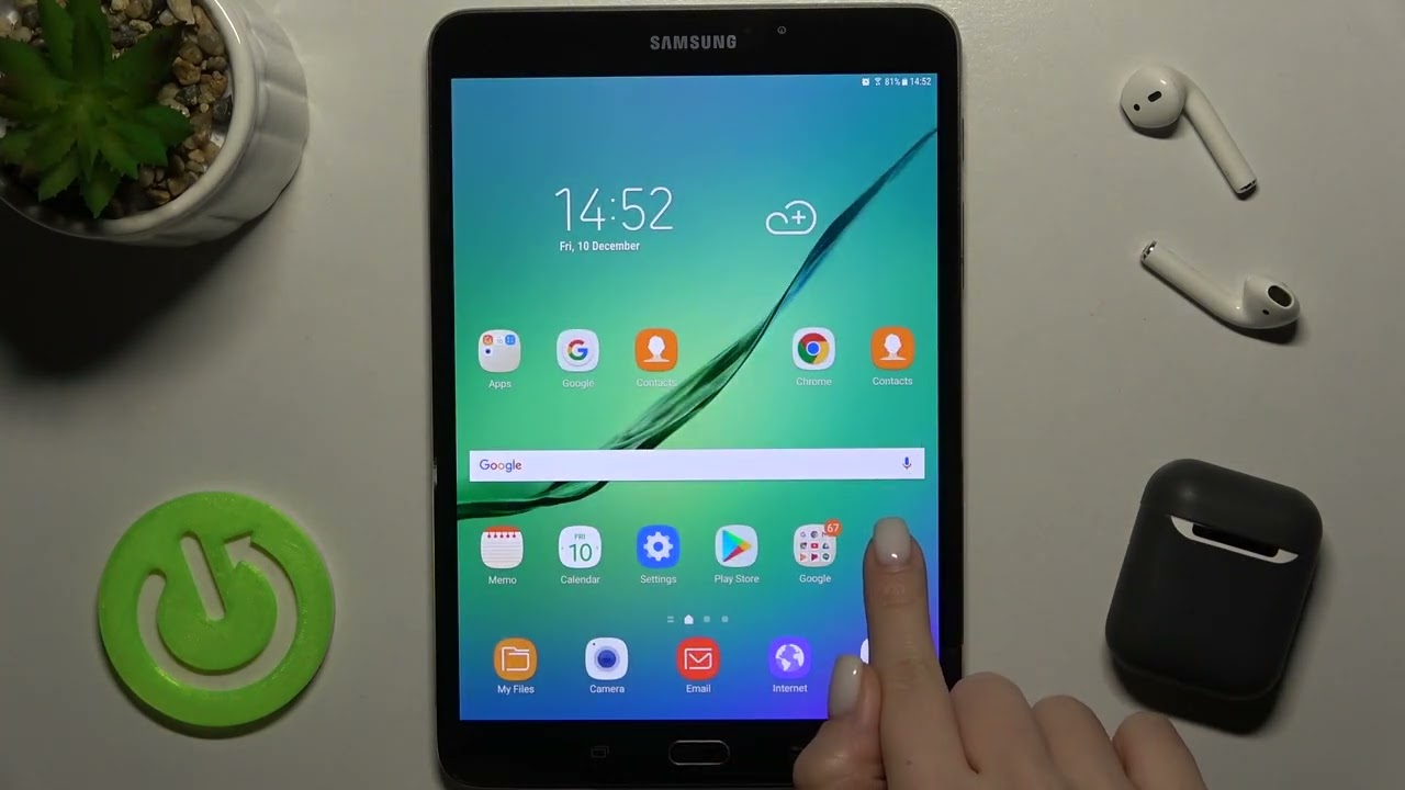How to Manage Google Feed in Samsung Galaxy Tab S2 - Switch On/Off Google Discover Feed