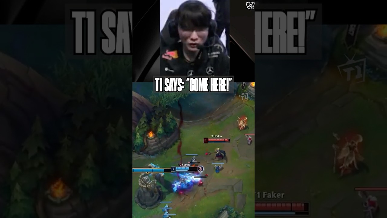 T1 ГОВОРИТ: &laquo;ИДИ СЮДА!&raquo; #t1tv #t1 #worlds2025
