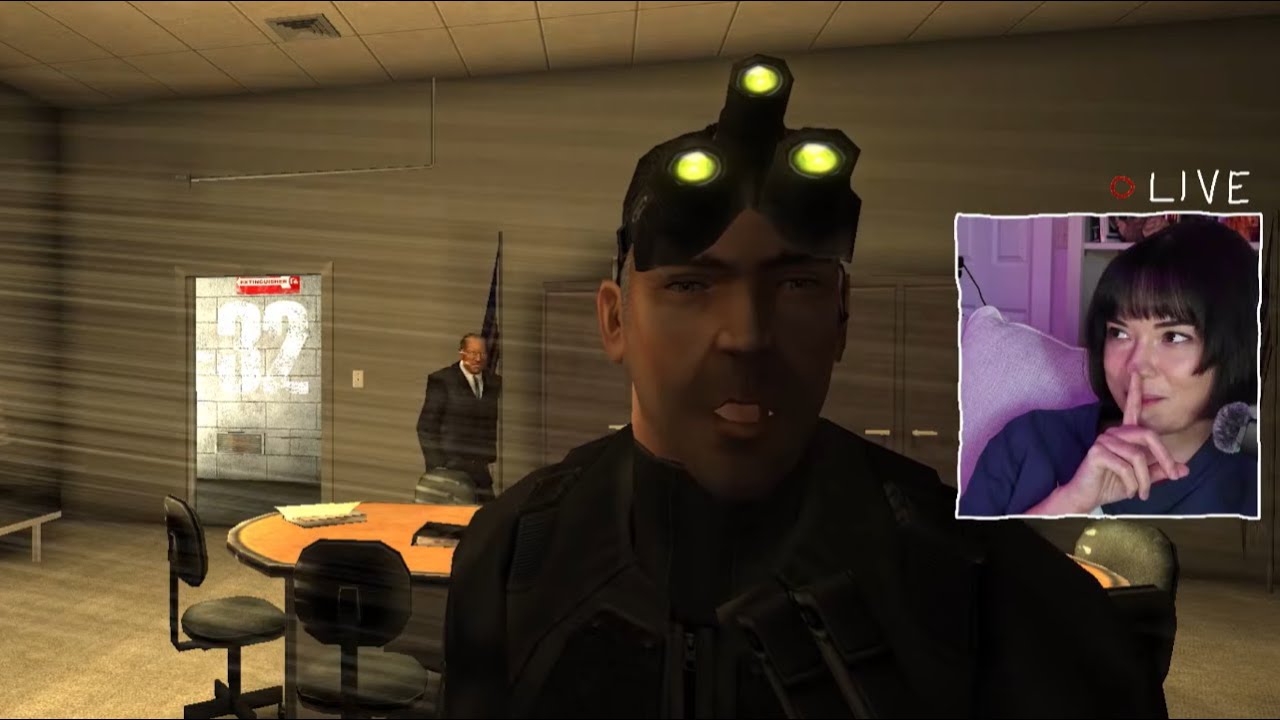 (LIVE) three eyed big ol man | splinter cell (2002)
