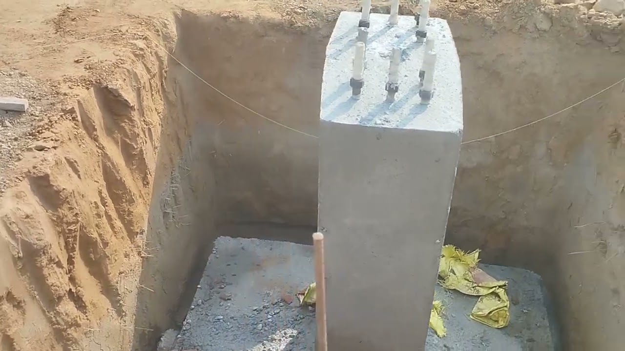 how to make Foundation of PEB shed  | Detailed video Part 4 #civilengineering #earthwork #peb