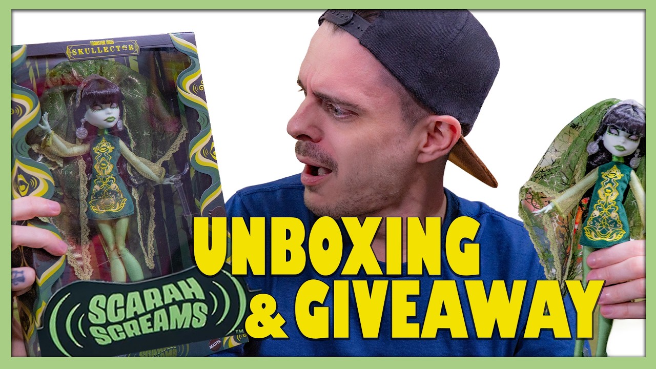 Monster High Scarah Screams -- Unboxing, Review & Giveaway
