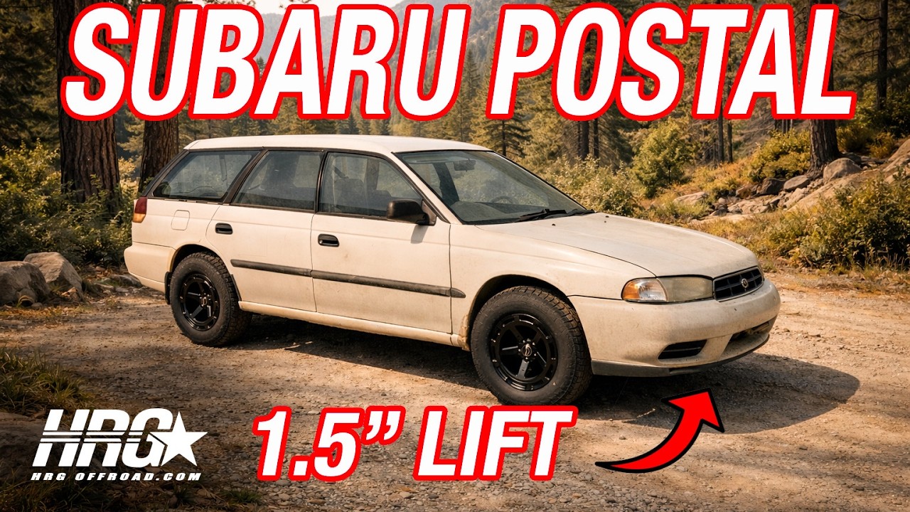 How to lift the 1995-1999 Subaru Legacy with the HRG Offroad lift kit!