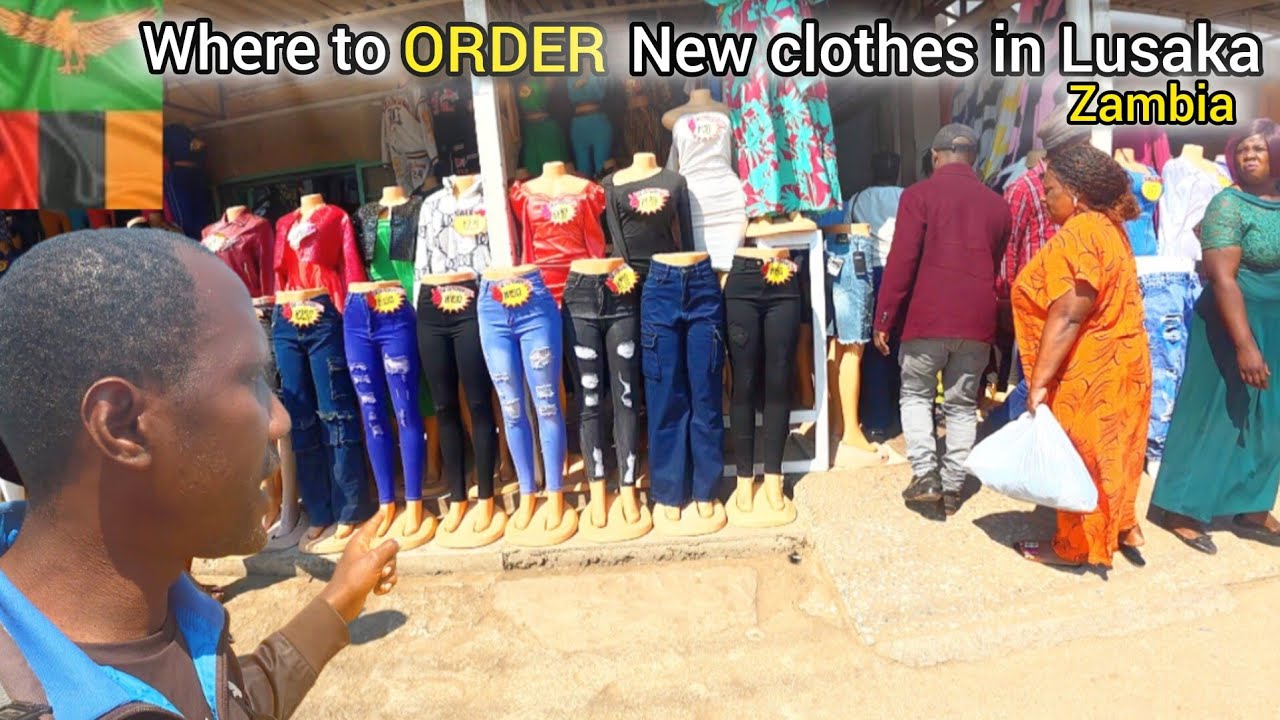 Where to buy new bulk clothes in Lusaka Zambia // Kamwala shopping center 