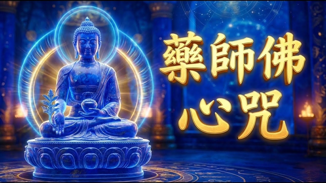 【藥師佛心咒】Medicine Buddha Mantra 1 Hour | Deep Healing & Inner Peace | 一小時靜心療愈• 消災解厄• 祈請藥師佛圓滿心中願望