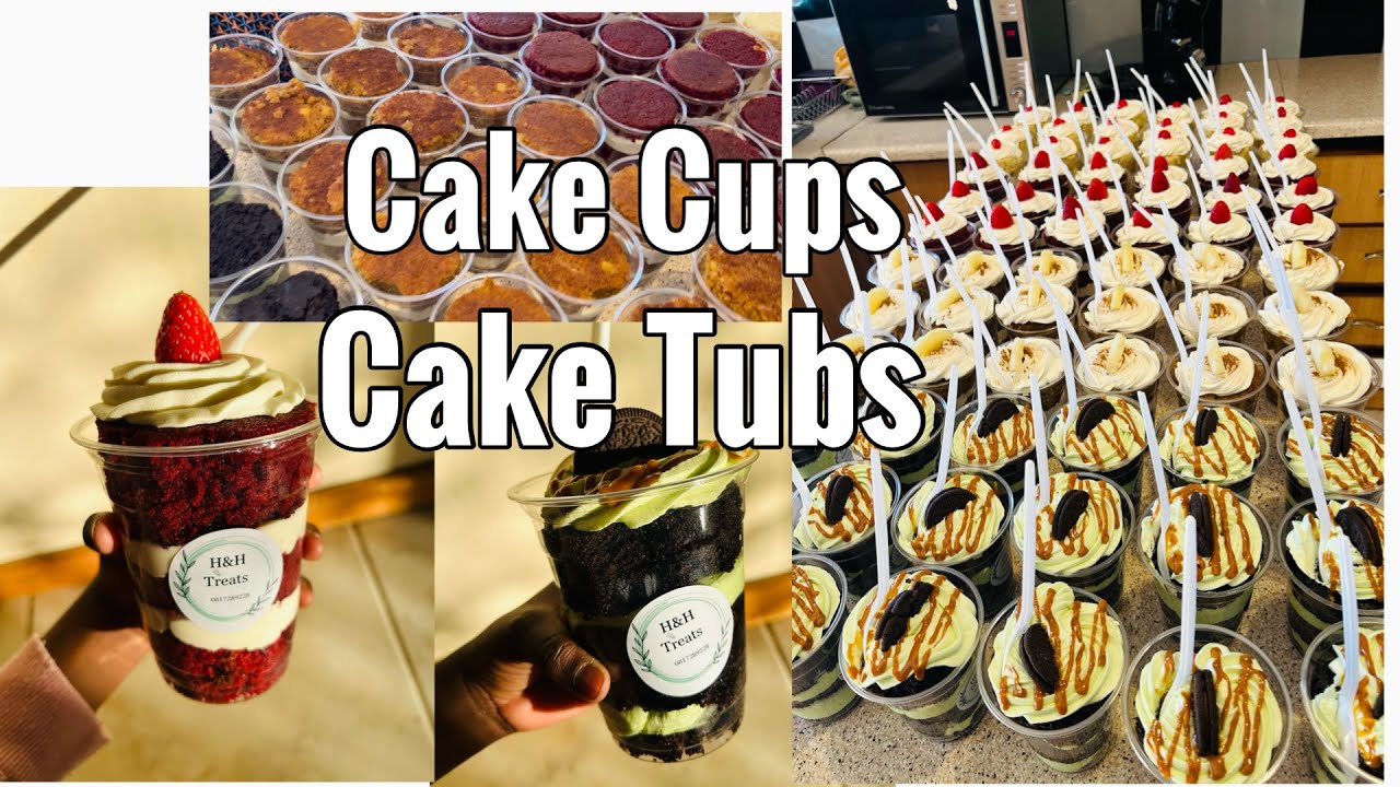 Tips&Tricks when making Cake Cups/Tubs