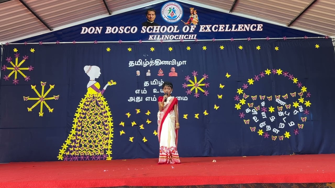 Don Bosco School of Excellence in Kilinochchi Sri lanka Tamil Day 2026