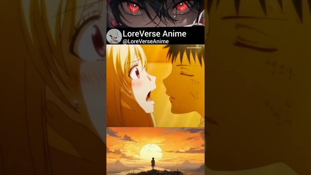 He Kiss Her 😍😘 #anime #shorts #shortsfeed