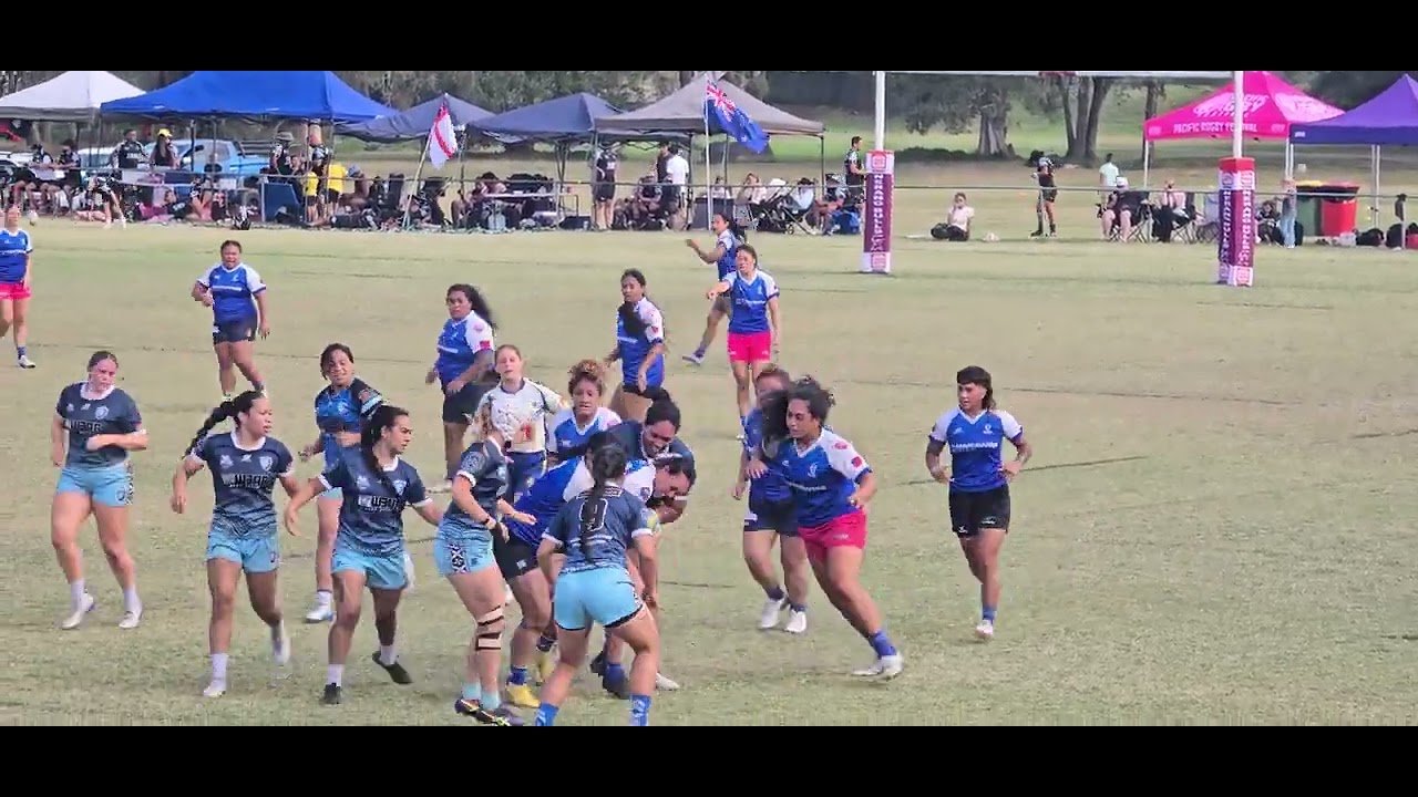 Senior Pacific Festival Grandfinal 🏉🏆 2025. Womens.      QSRU 🇼🇸 v Tonga 🇹🇴        Samoa for the win