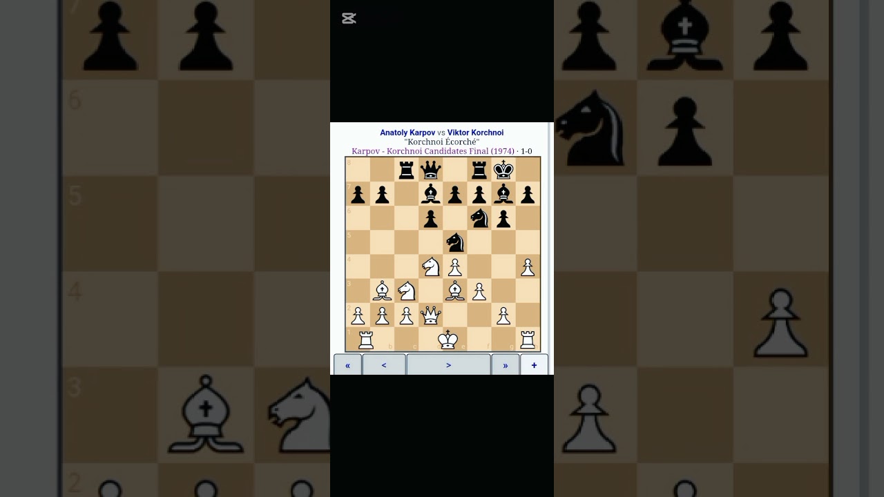 Anatoly Karpov vs Viktor Korchnoi    