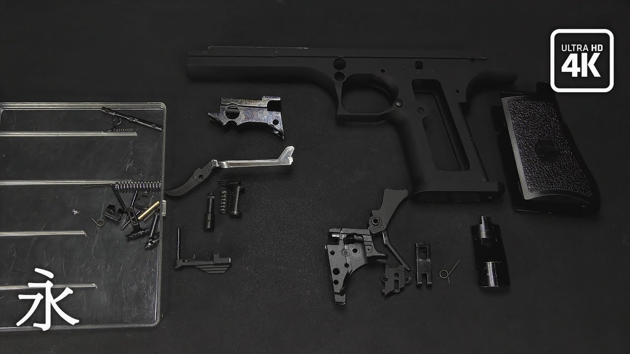 Tech-tip: Cybergun/WE Desert Eagle .50AE GBB disassembly guide - Frame [4K]