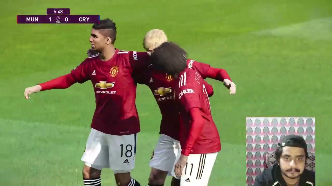 🔴Manchester United vs Crystal Palace | Premier League | Efootball Pes 21 Gameplay Simulation PS4