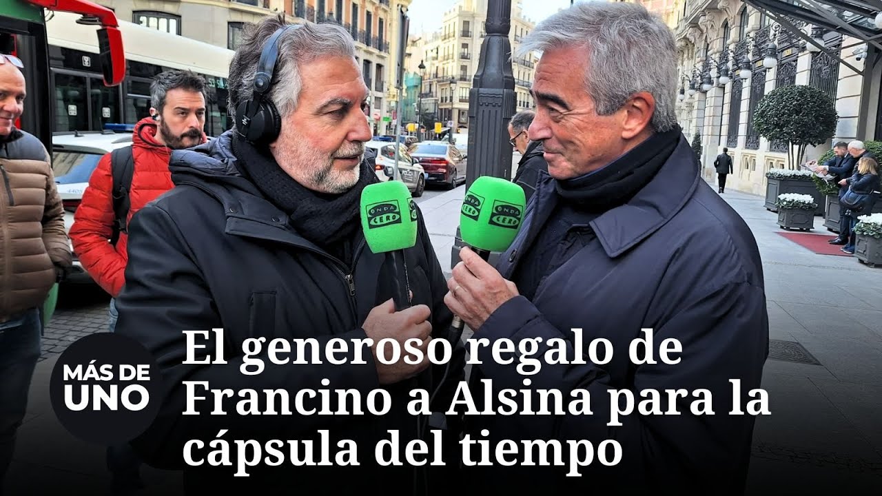 El generoso regalo de Francino a Alsina para la cápsula del tiempo: 