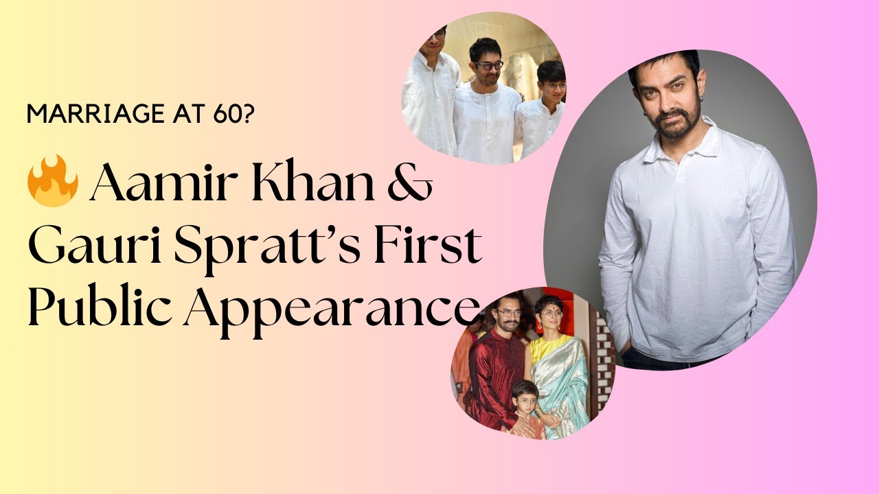 🔥 Aamir Khan & Gauri Spratt&rsquo;s First Public Appearance| Vikram Bhatt Reacts to Marriage at 60!