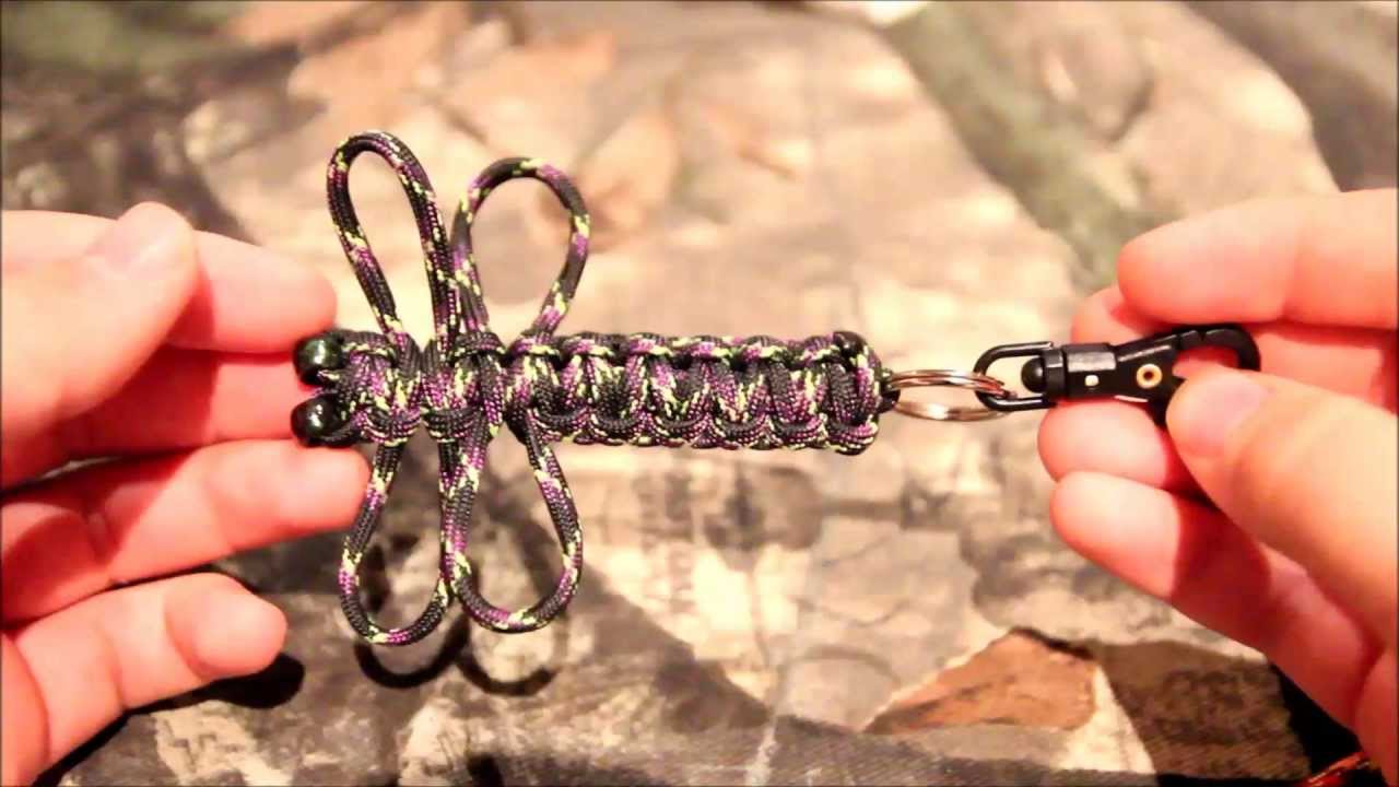 Paracord Dragonfly Keychain tutorial!!!!