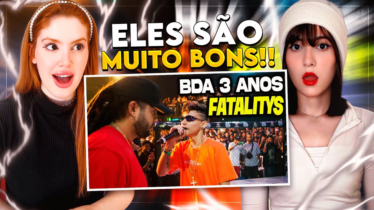 REACT MELHORES RIMAS na BDA 3 ANOS | SÓ FATALITY!!! | CR Reacts