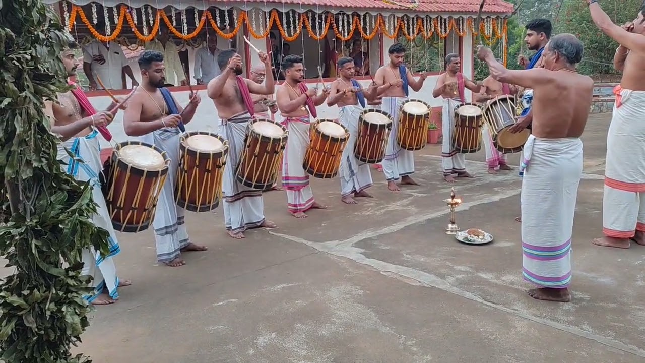 ❤️ಕಮಟೆ ಮಾದೇಶ್ವರ ದೇವಸ್ಥಾನದಲ್ಲಿ ನಡೆದ ವಾರ್ಷಿಕೋತ್ಸವ ಚಂಡ ಮೇಳ ❤️ #coorg#