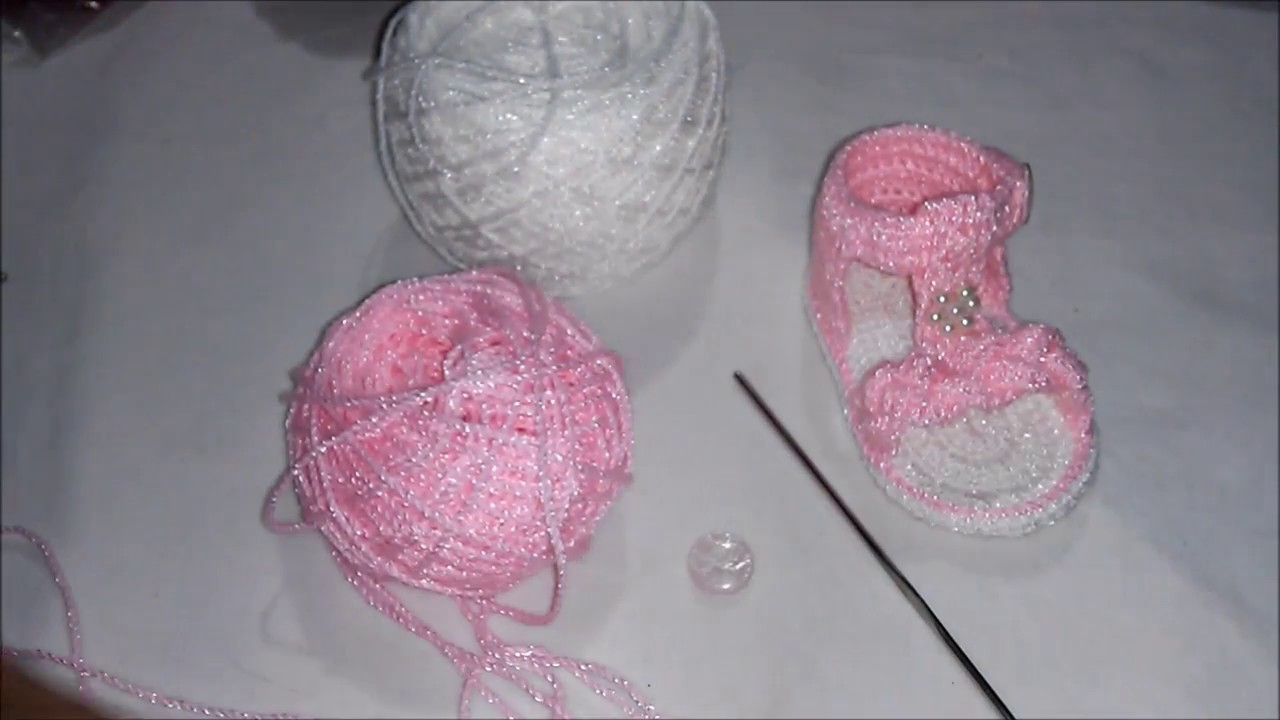 Cómo hacer Sandalias a CROCHET para bebé paso a paso