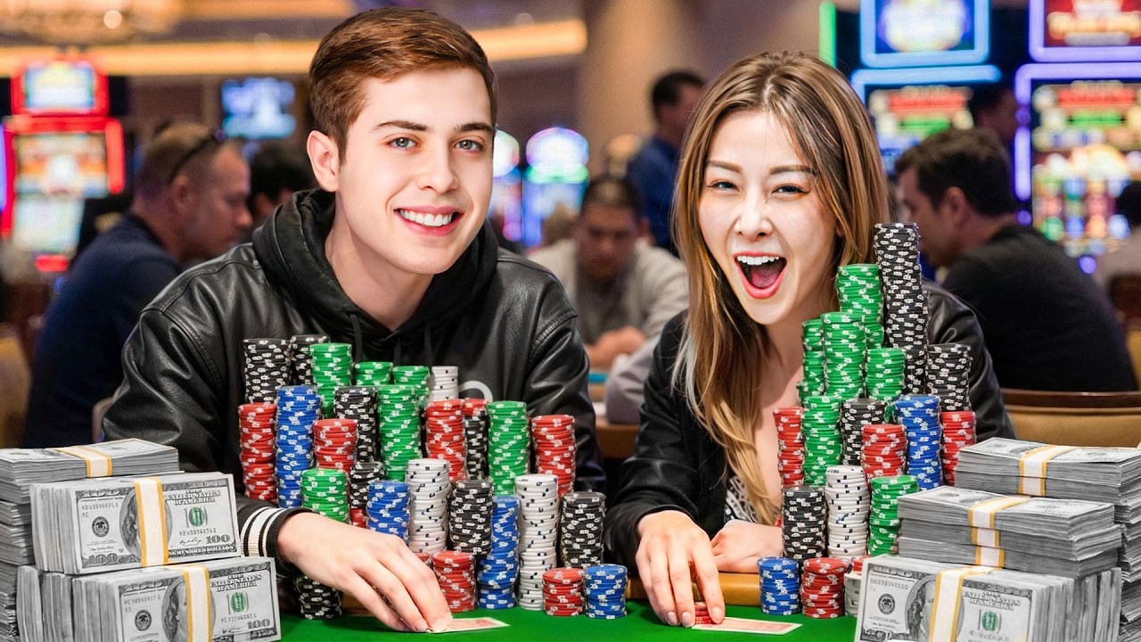 We Play A Poker Tournament & CRUSH EVERYONE!