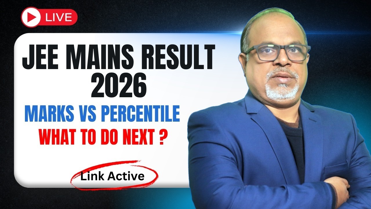 JEE Mains result 2026 LIVE