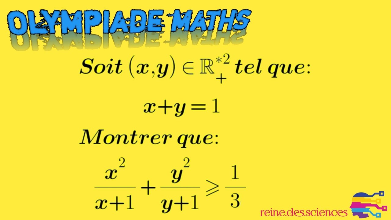 Olympiade maths.