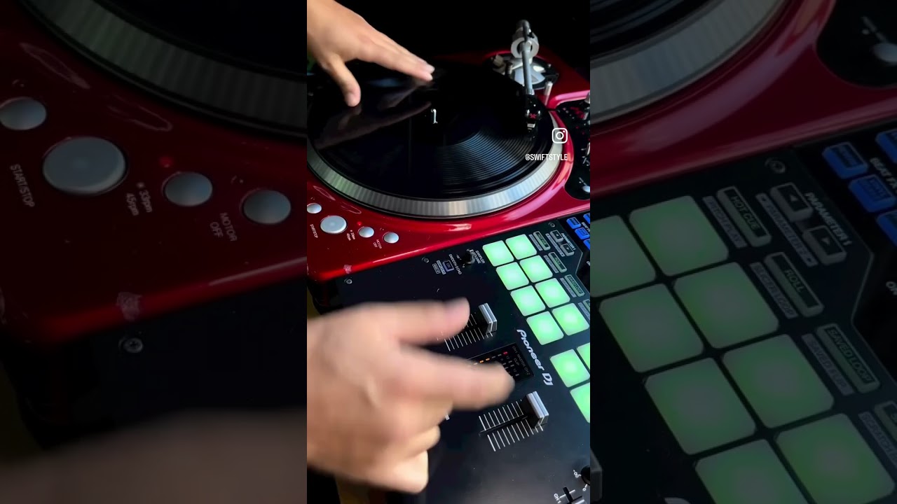 Lathe cut record testing #scratchbreak #turntablism