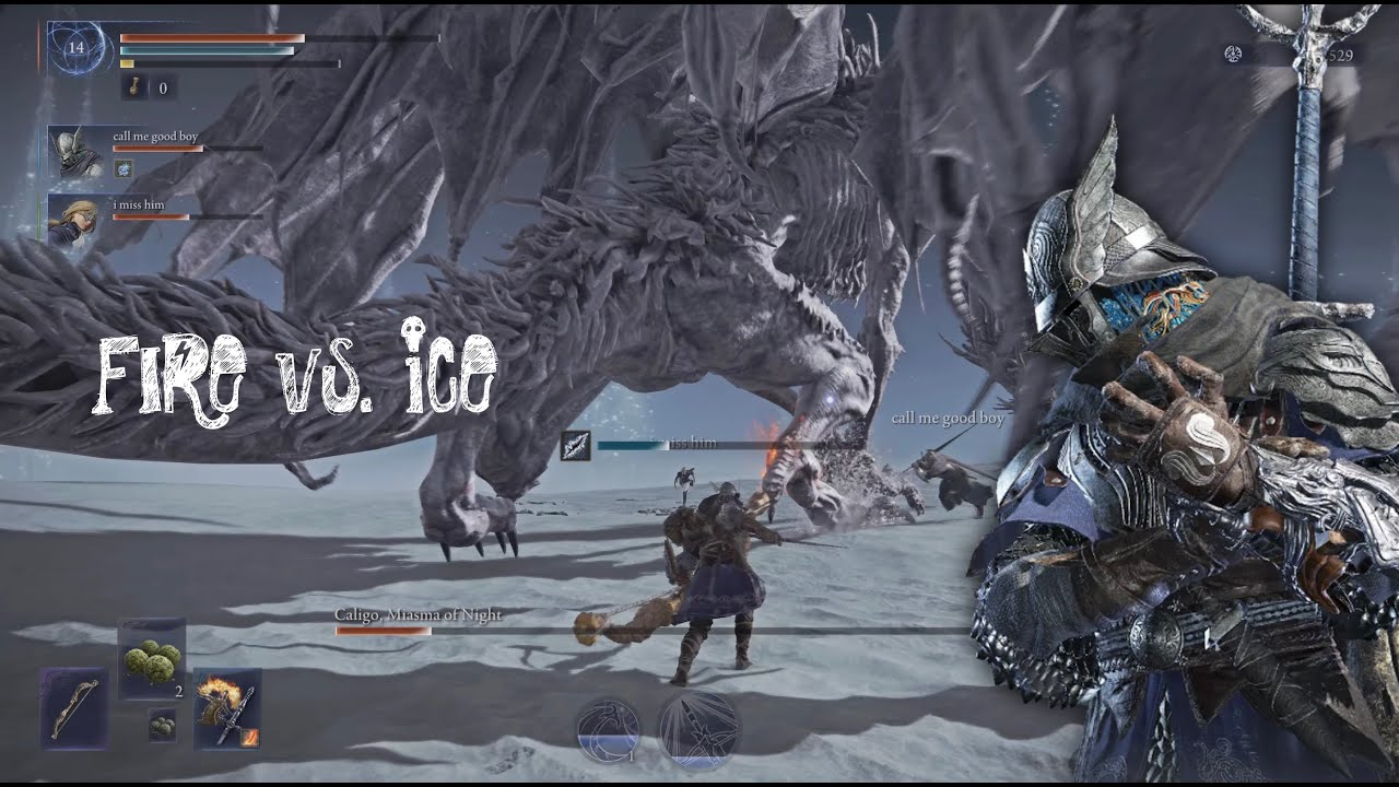 ELDEN RING NIGHTREIGN - Wylder Fire vs Ice Caligo