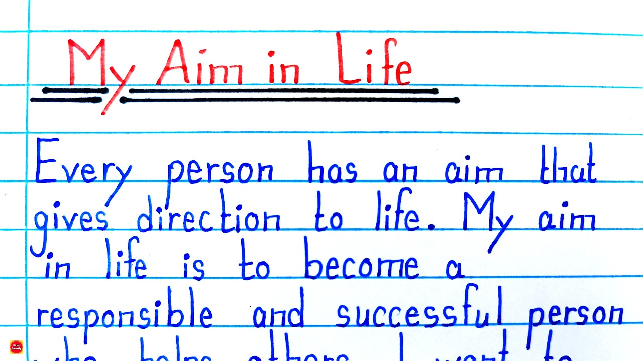My Aim in Life Essay in English | Paragraph + 20 Lines | Easy Essay Writing for Students