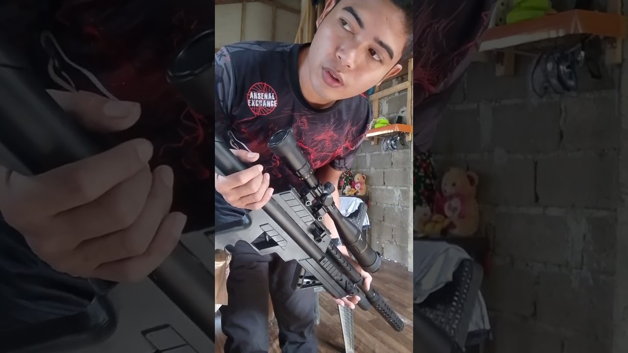 Sniper type manual load butane powered PVC toygun(unit ni sir tabangay)from palawan 