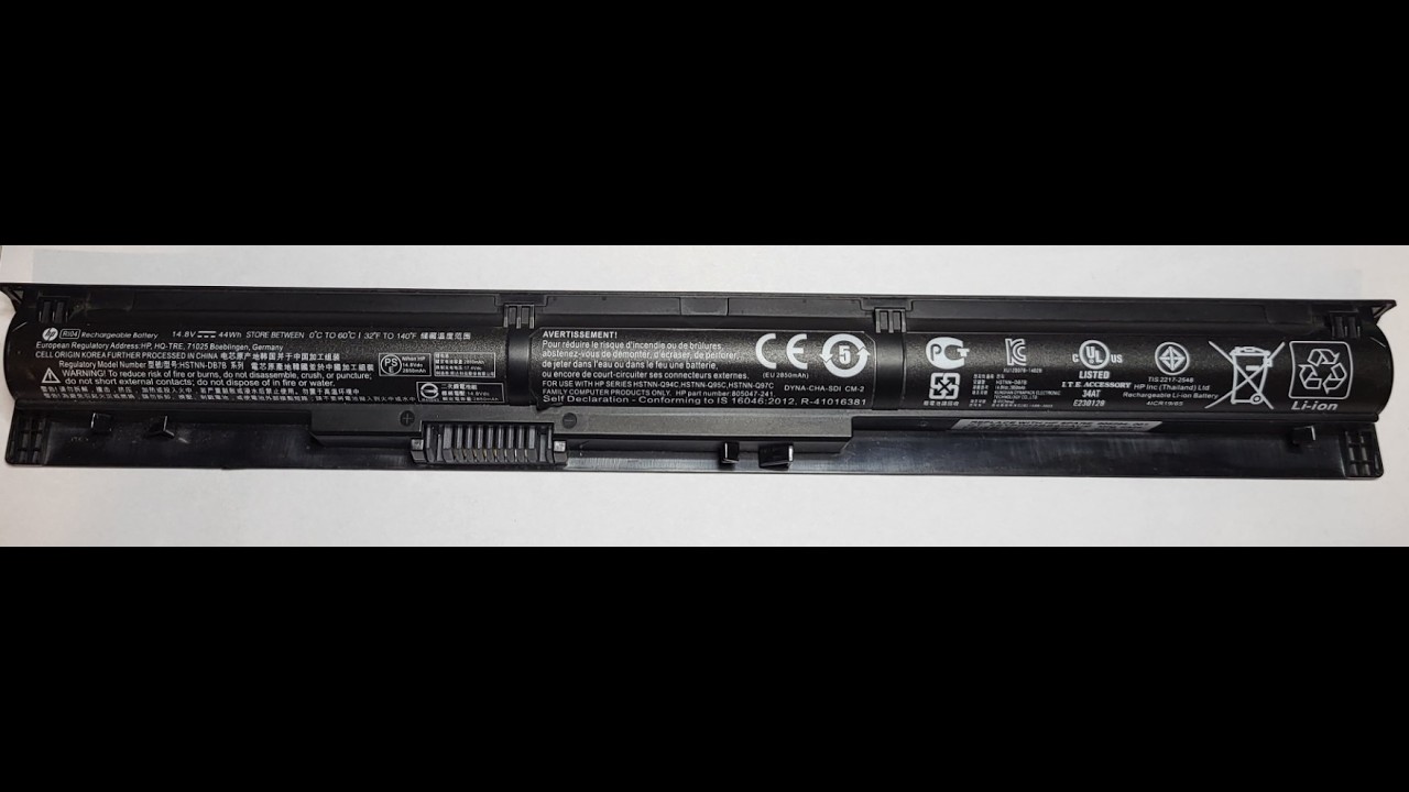 Restoring an HP RI04 battery with a bq30z55 chip. Fake or original? UBRT can do anything!!!!
