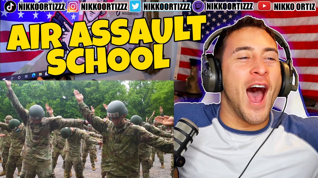 AIR ASSAULT SCHOOL!! 10 TOUGHEST DAYS (REACTION)