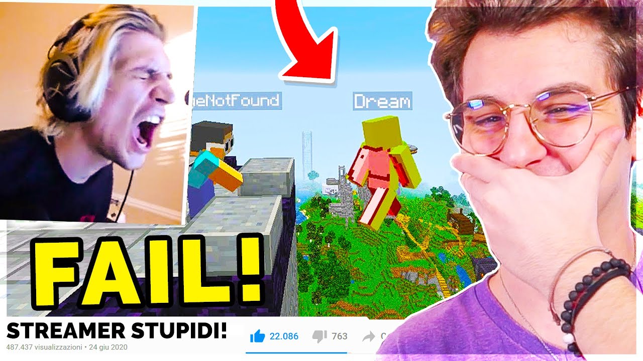 I FAIL PI&Ugrave; DIVERTENTI SU MINECRAFT ITA! - Hemerald Reaction