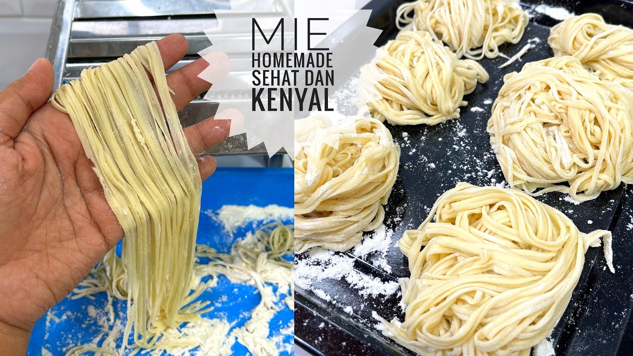 MIE HOMEMADE LEBIH SEHAT DAN KENYAL ‼️ COCOK UNTUK MIE AYAM