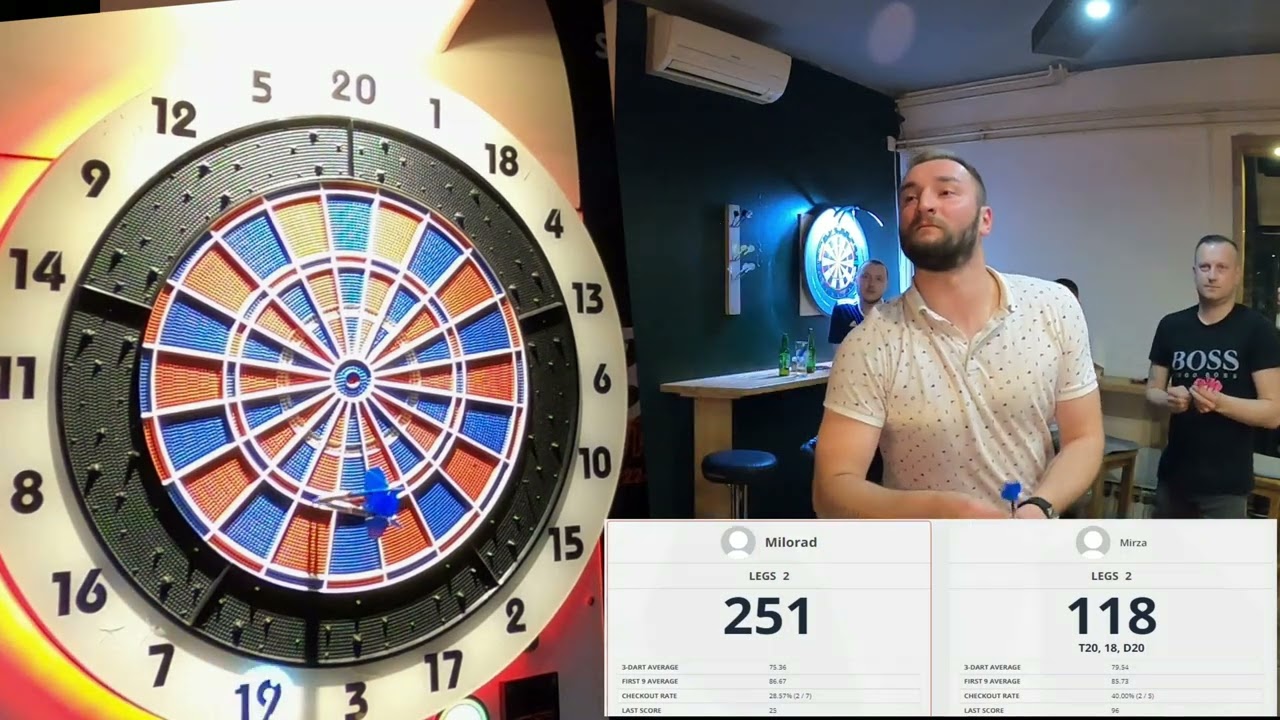 Milorad Vujinović (78 AVG) - Mirza Heganović (78 AVG) / Finale Pikado Lovac Tour