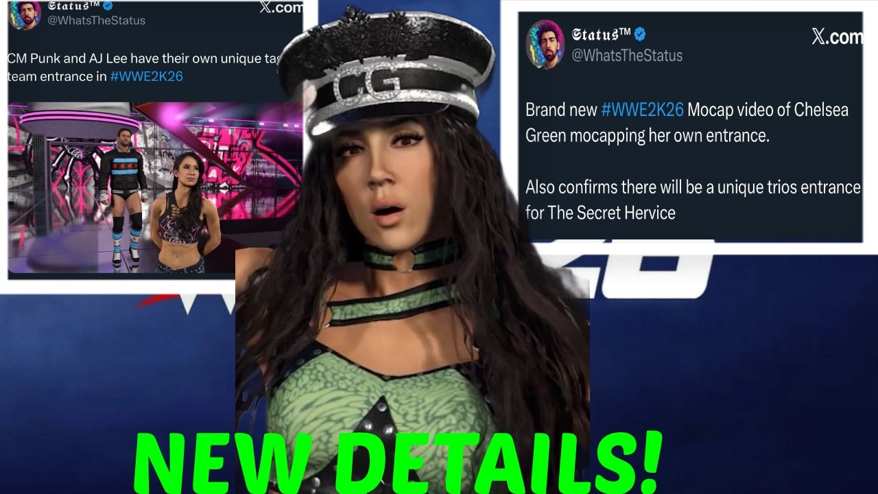NEW DETAILS FOUND OUT ABOUT WWE2K26(First Look At Chelsea Green, New Tag Team Motion Confirmed!)