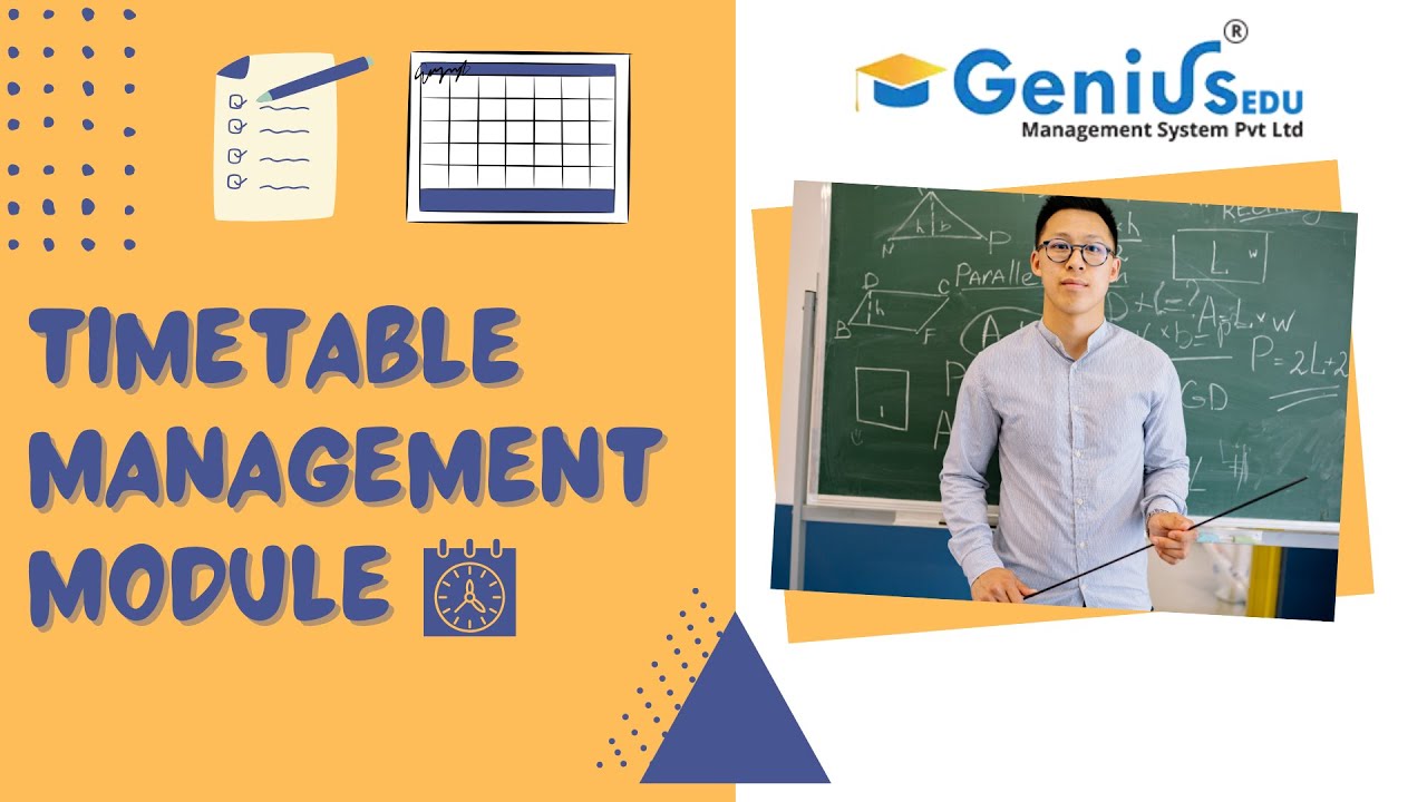 TIMETABLE MANAGEMENT MODULE.