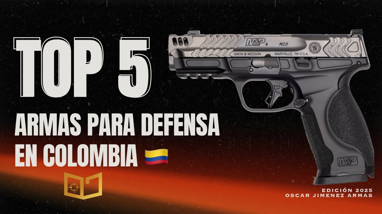 😱 TOP 5 | ARMAS PARA DEFENSA EN COLOMBIA 🇨🇴