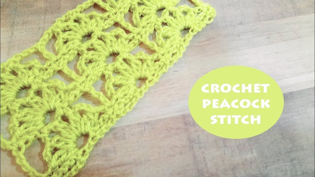 How to crochet a peacock stitch? | Crochet With Samra