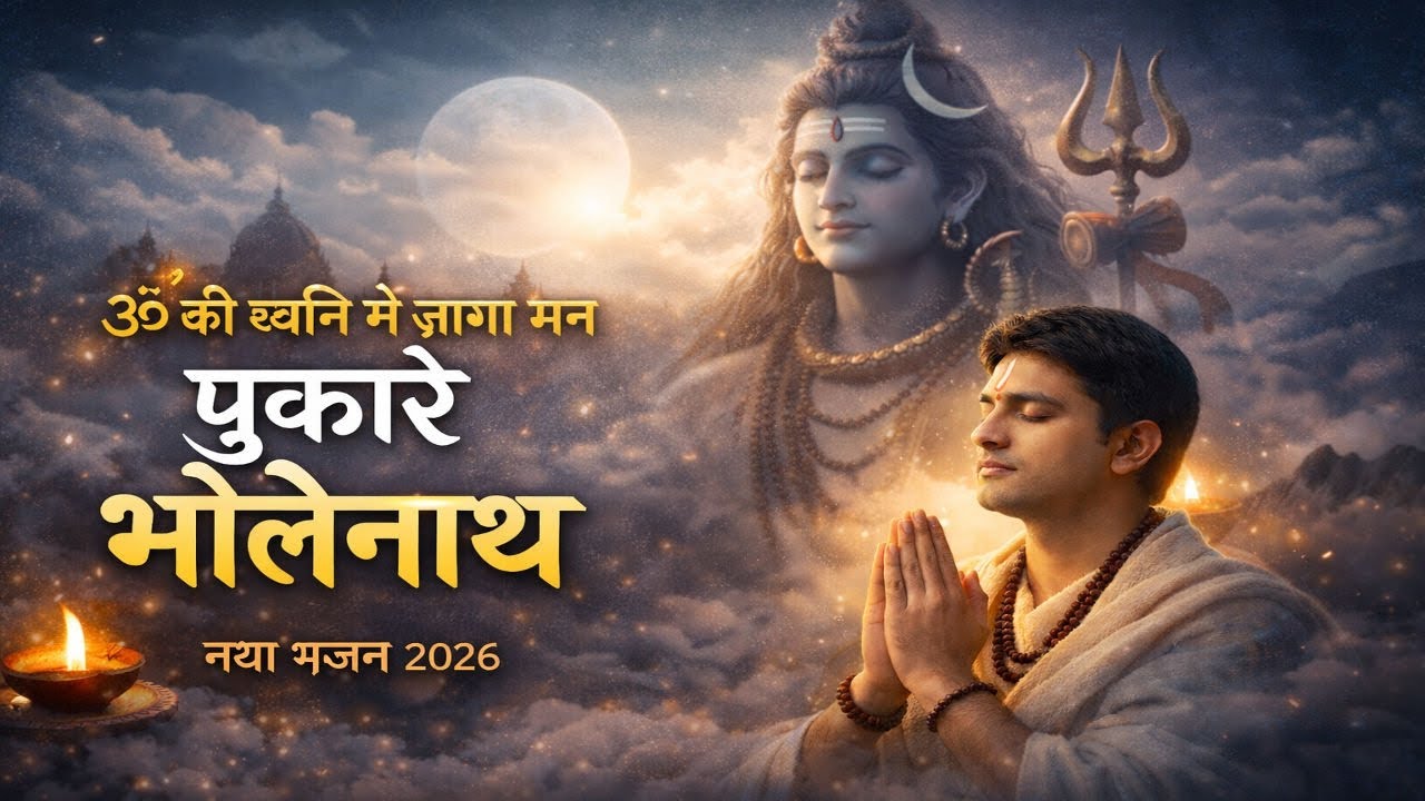 ॐ की ध्वनि में जागा मन | पुकारे भोलेनाथ | New Mahadev Bhajan 2026 | Soft Shiv Bhajan